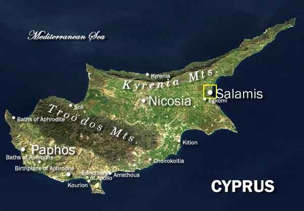 cyprus from satellite