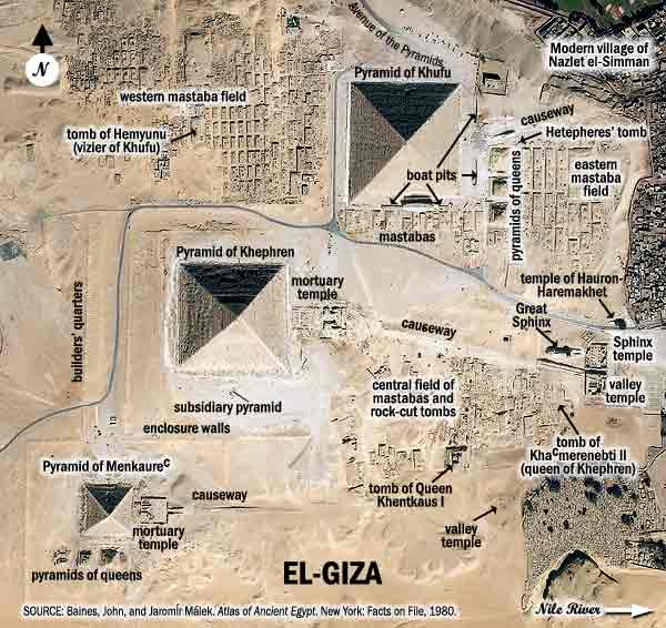 giza from satellite